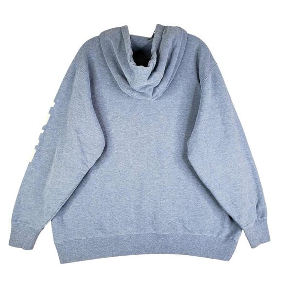 Ariat Sweatshirt Women’s XXL Pullover Hoodie Spellout Blue Western Horses - Picture 3 of 11